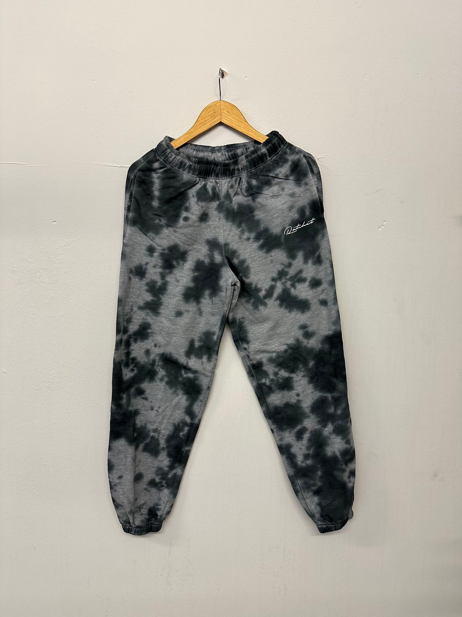 Grey and sales black joggers