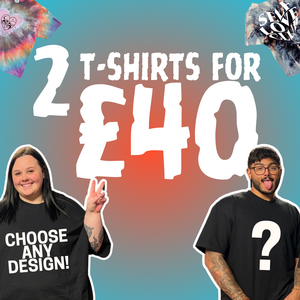 2 TEES FOR £40 BUNDLE