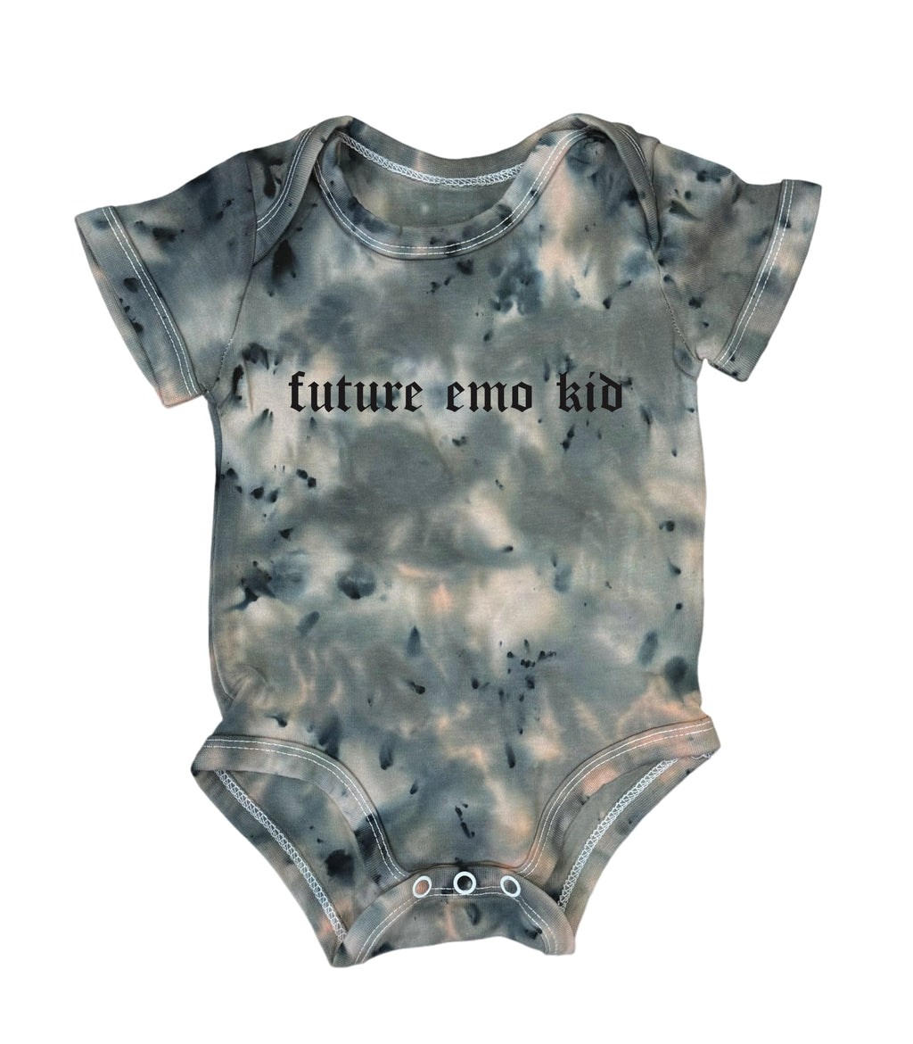 Baby Bodysuit Future Emo Kid Tie Dye