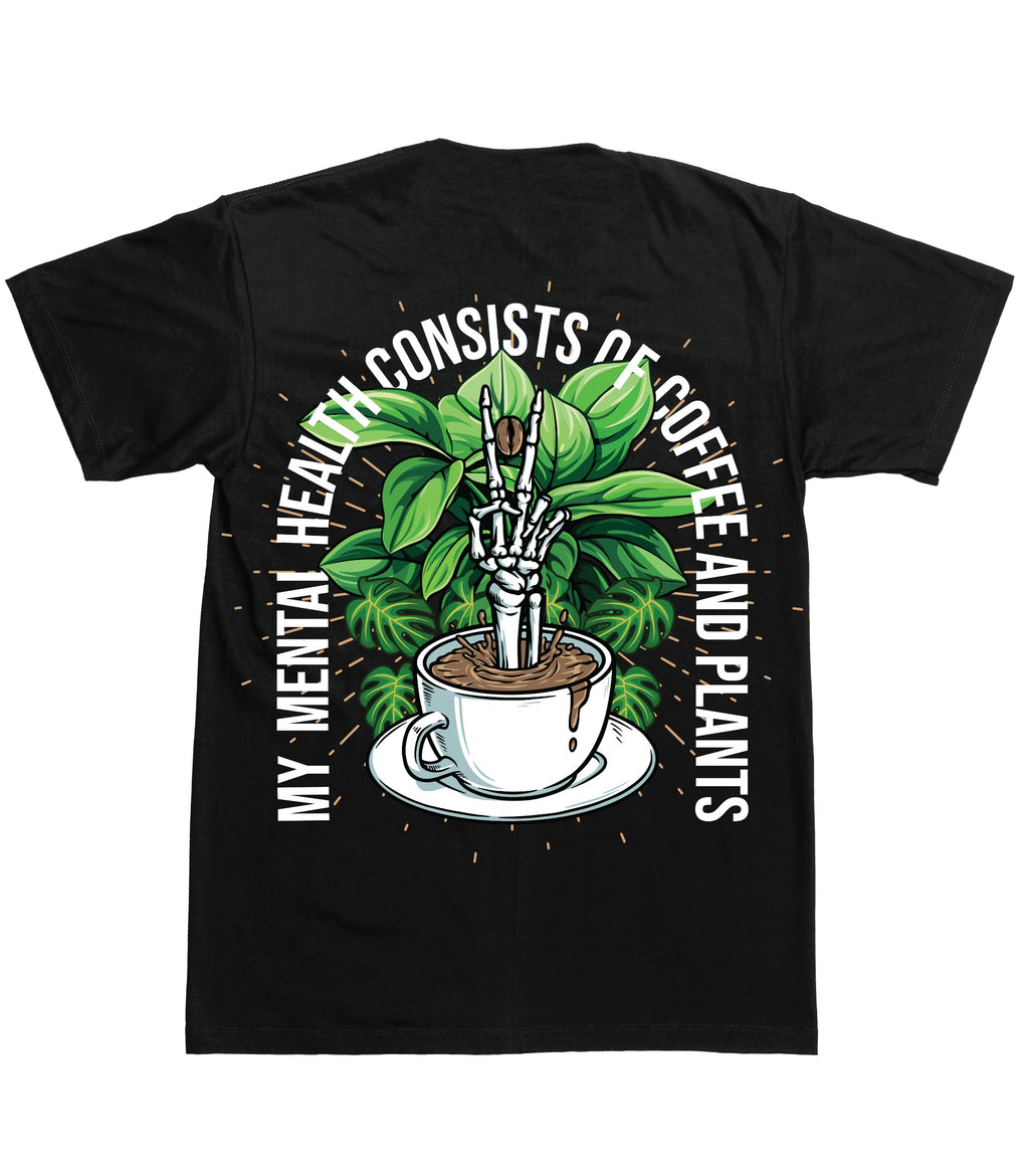 Coffee And Plants Black