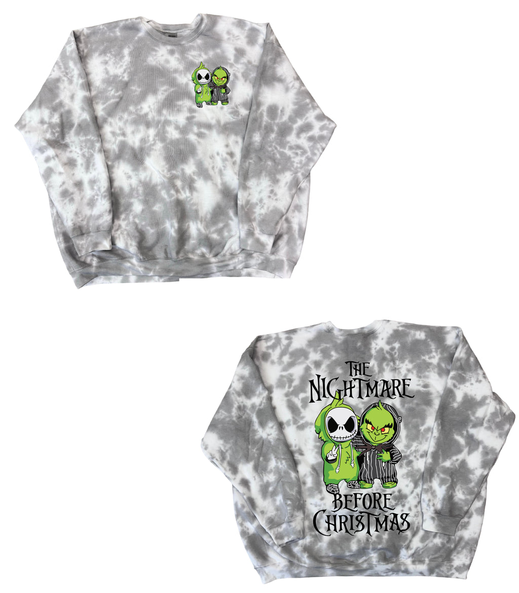 Nightmare Before Grinchmas Tie Dye