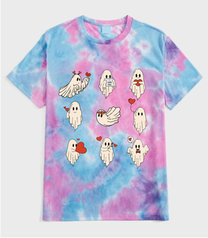 Ghost Collage Tie Dye