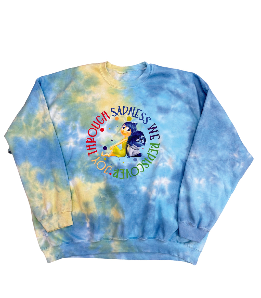 Through Sadness We Rediscover Joy Tie Dye